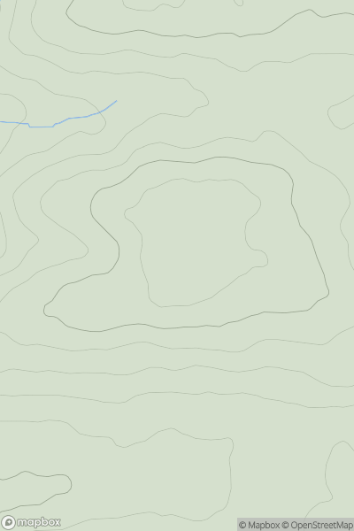 Thumbnail image for Ridgeway Hill [South West England] showing contour plot for surrounding peak